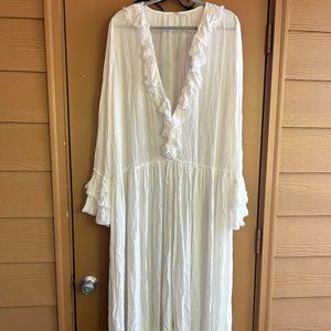Free People Ruffle Maxi Dress